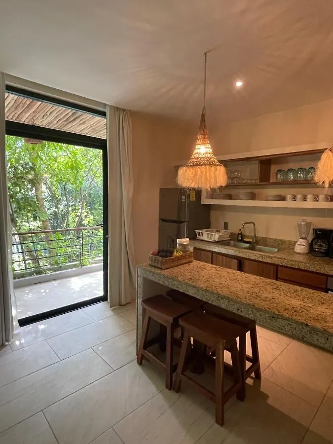 Jungle View 2Bed 2Bath Condo/ Wi-Fi/ Pool/ Gym Tulum Apartment